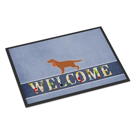 Carolines Treasures 24 x 36 in. English Cocker Spaniel Welcome Indoor or Outdoor Mat BB5516JMAT